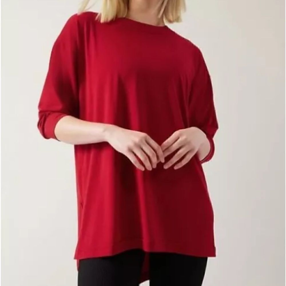 ATHLETA Inspire Top Red Women’s Size Small Style 987312